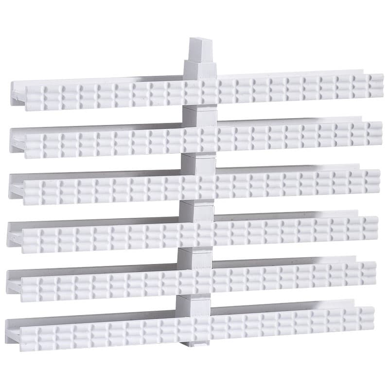 Переливна решітка Aquaviva Classic з центральним з'єднанням 195x25 мм (біла, 1-е з'єднання)