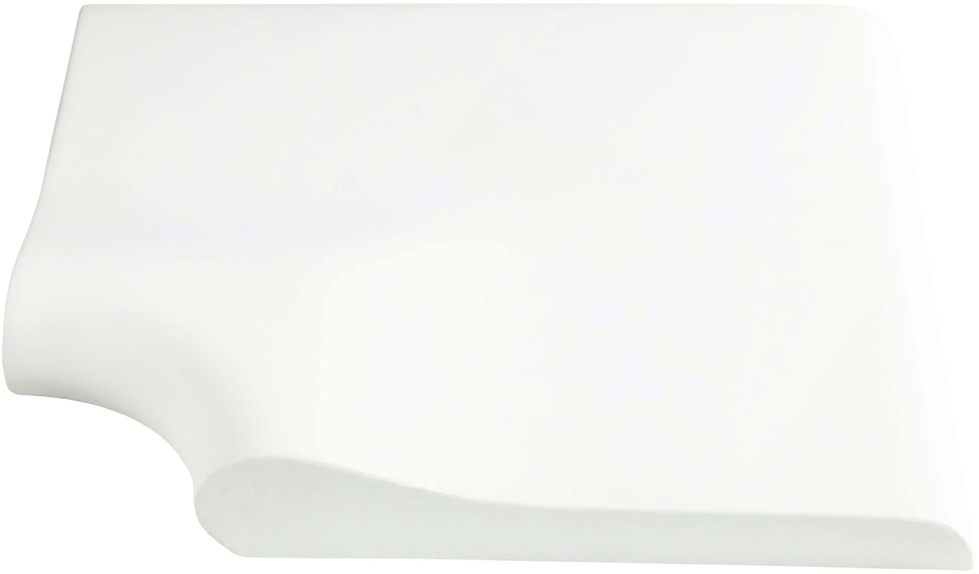 Кутовий копінговий камінь Aquazone 320x400x50-25 мм, білий