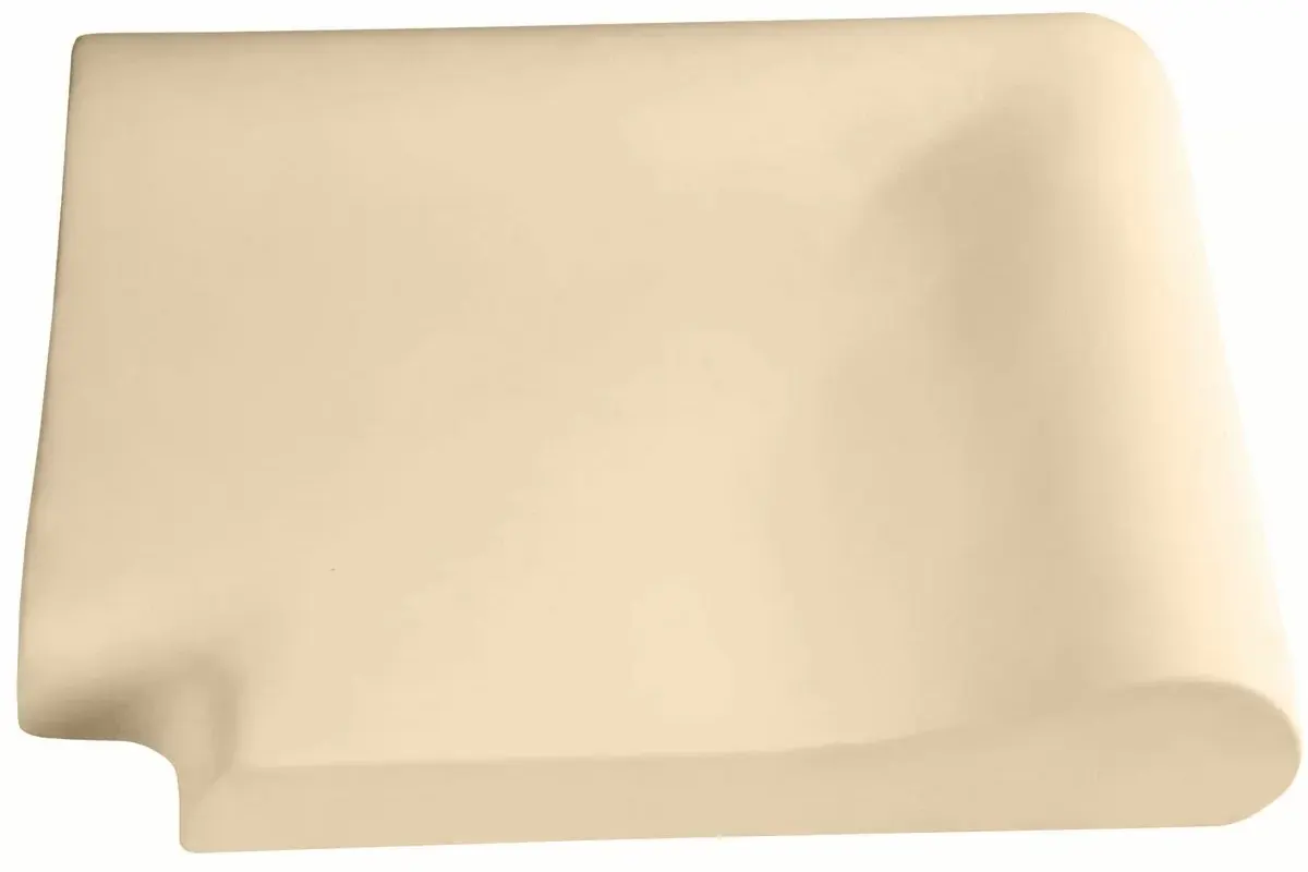 Кутовий копінговий камінь Aquazone зовнішній, 320x400x50-25 мм (бежевий)