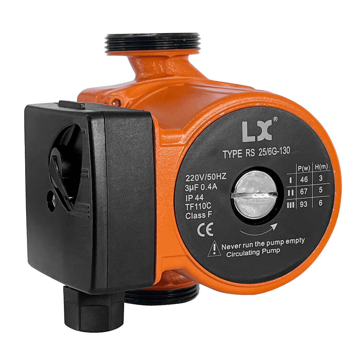 Насос циркуляційний Aquaviva LX GPD25-5S-130 (220 В, 3 м3/год), зі змінною швидкістю