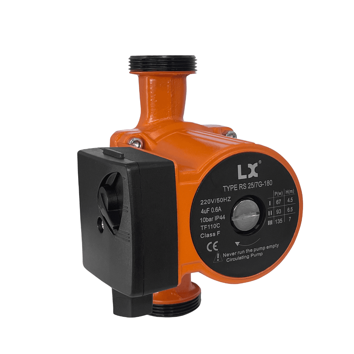 Насос циркуляційний Aquaviva LX GPD25-7S-180 (220 В, 3.5 м3/год), зі змінною швидкістю