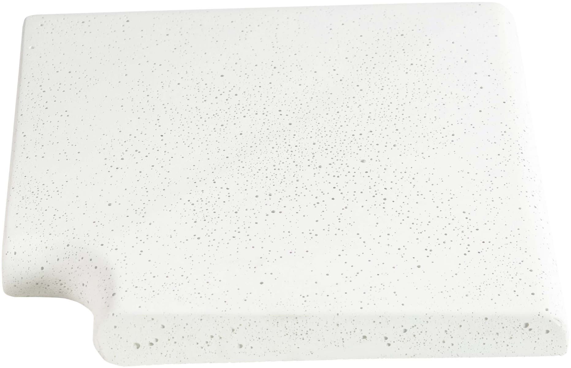 Кутовий копінговий камінь Aquazone Tuff 250x300x50-25 мм, білий (пористий)