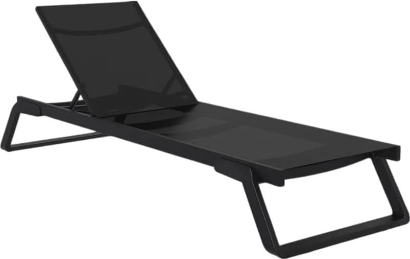Шезлонг Aquajoy Tropic, чорний