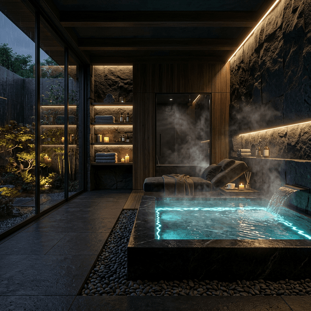 Водоспади та гейзери: як додати SPA-ефект у приватний басейн